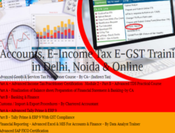 Practical Accounting Training in Delhi, Practical GST Training in Delhi