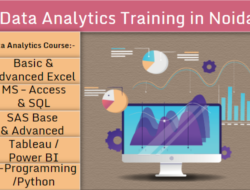 Why SLA Consultants Noida is Best for Data Analytics Course, , Excel, VBA, SQL, Power BI, and Free Data Science Certification