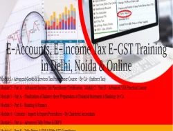Accounting Training Institute in Delhi with SAP FICO, Best Income Tax and GST Course in Delhi by “SLA Consultants”