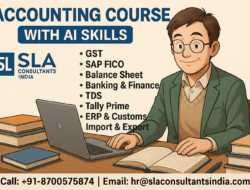 BAT and Accounting Program with Placements | Live-Online training, Update with AI Skills for 2026, by SLA Consultants India