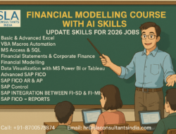 Best Credit Analyst and Financial Modelling Courses & Certificates, Update with AI Skills for 2026, by SLA Consultants Noida,