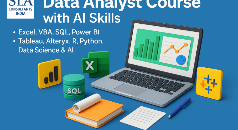 Data Analytics Course in Noida, with Job Oriented Program | Live-Online training, Upskill Job with AI Skills for 2026, by SLA Consultants Noida,