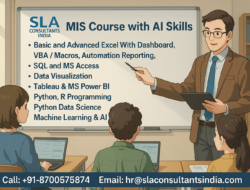 AI with Business Analytics: Why Analytics Analyst Expertise Will Still Be in Demand in 2026, 100% Job, MIS Course in Delhi, 110050 – by SLA Consultants India
